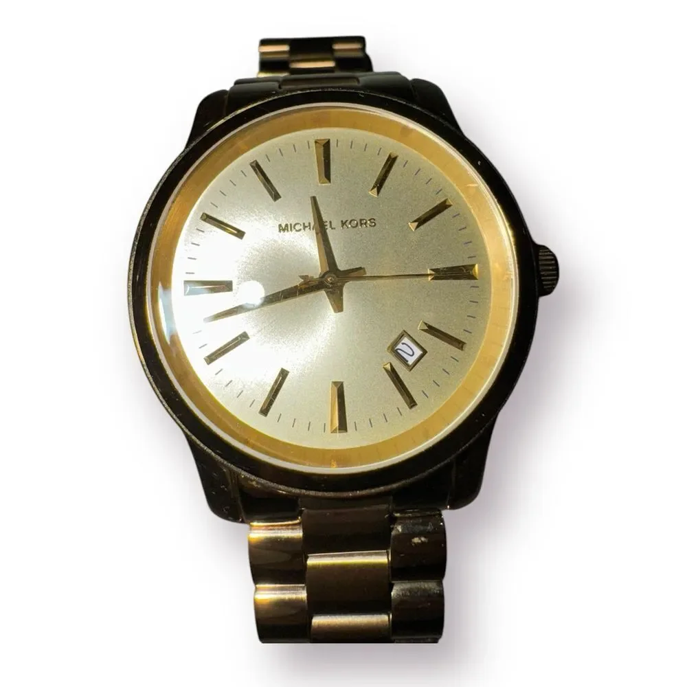 Michael Kors MK5160 Jet Set Gold Dial Gold Tone Stainless Steel‎ Women's Watch